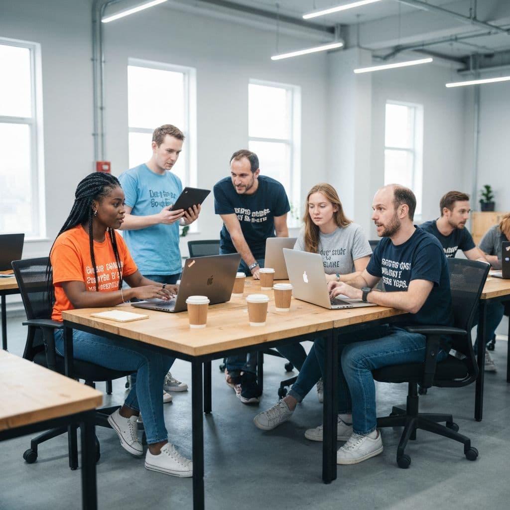 Developers working together